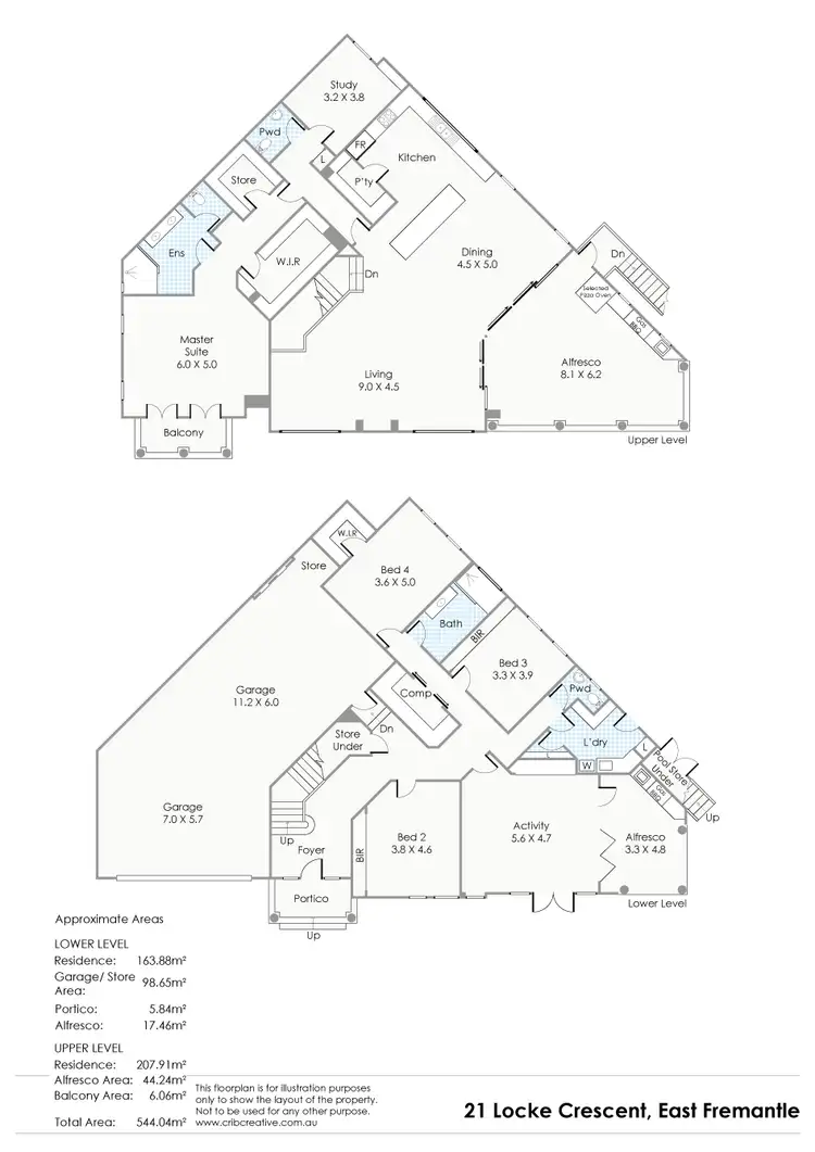 Floorplan of Homely house listing, 21 Locke Crescent, East Fremantle WA 6158