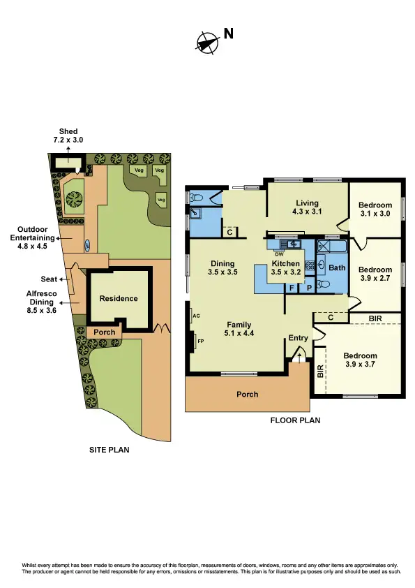 Floorplan of Homely house listing, 5 Gloucester Court, Seaholme VIC 3018