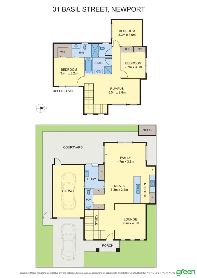 Floorplan of Homely house listing, 31 Basil Street, Newport VIC 3015