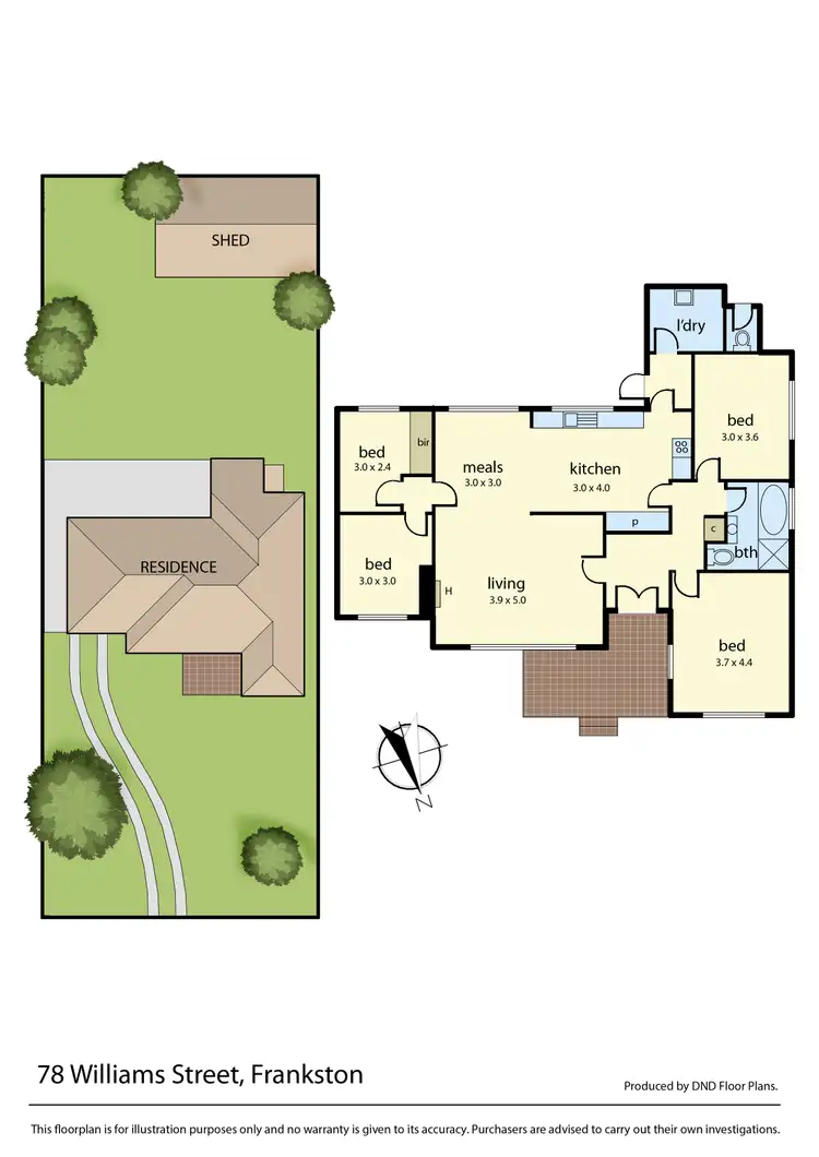 Floorplan of Homely house listing, 78 Williams Street, Frankston VIC 3199