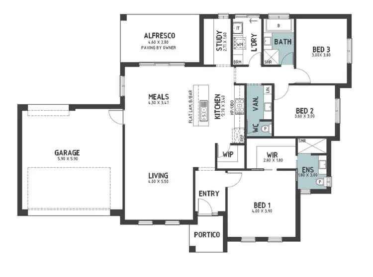 Floorplan of Homely land listing, Lot 1 Tischendorf Street, Trott Park SA 5158