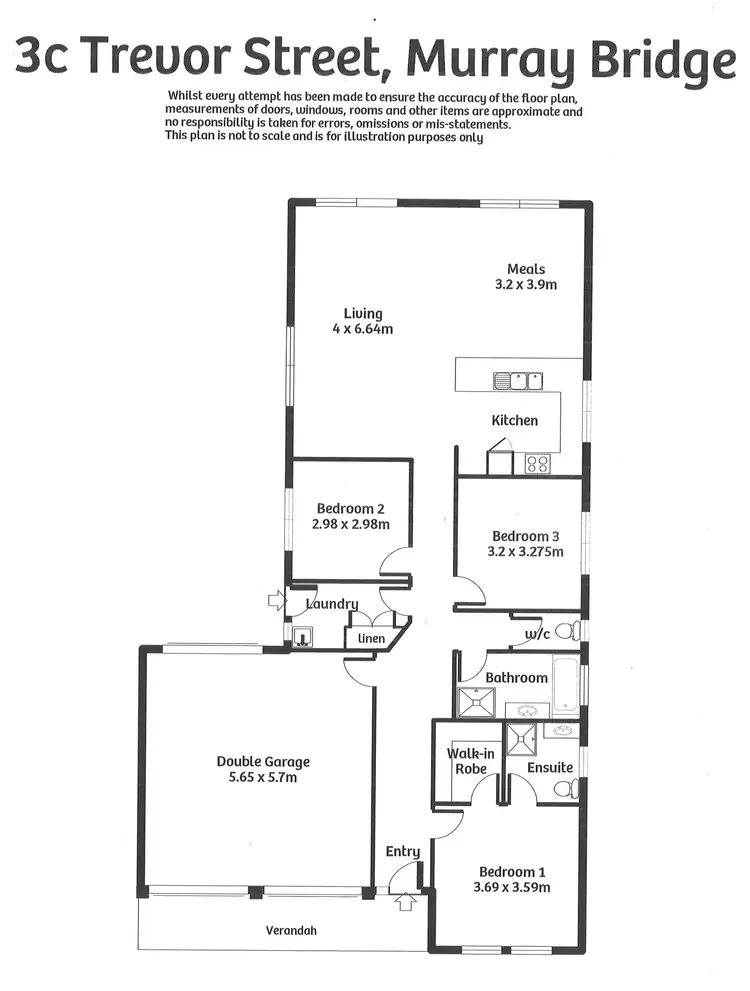 Floorplan of Homely house listing, 3C Trevor Street, Murray Bridge SA 5253