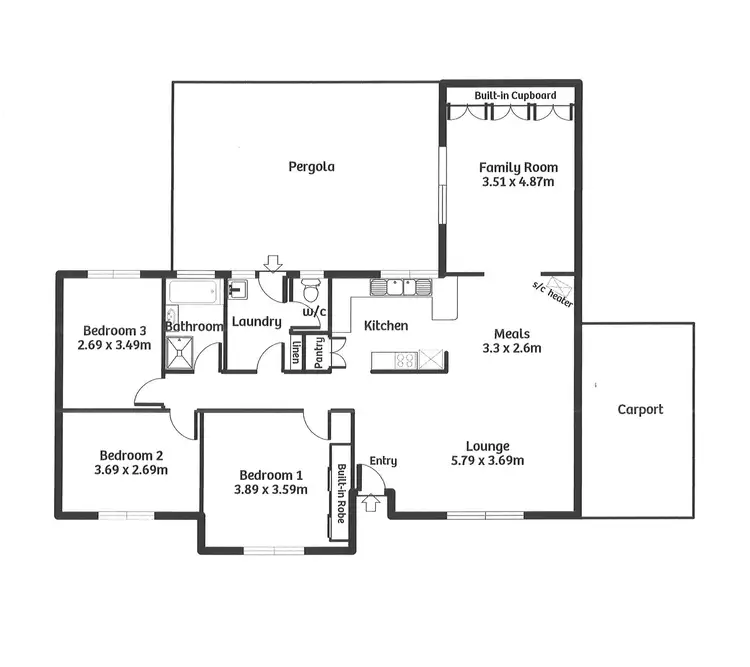 Floorplan of Homely house listing, 2 Illman Ave, Murray Bridge SA 5253