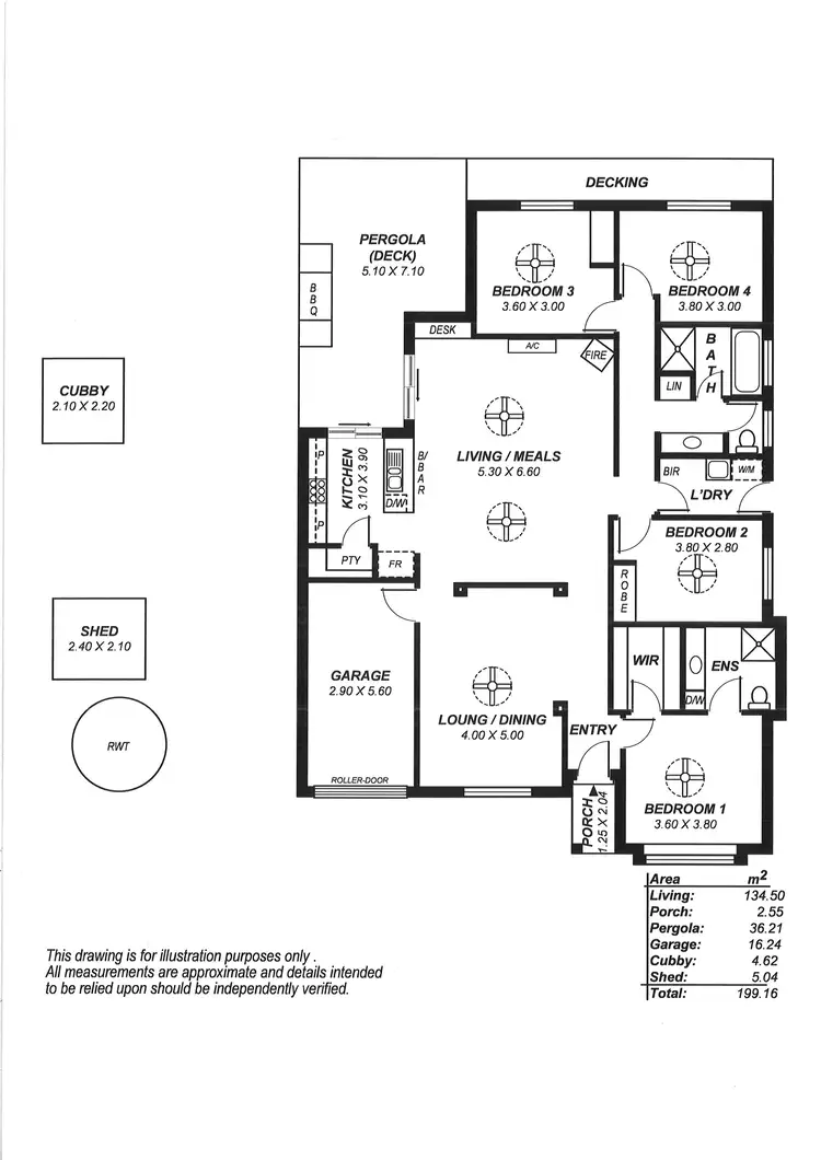 Floorplan of Homely house listing, 7 Murray Avenue, Woodlane SA 5238