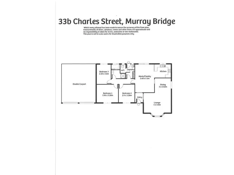 Floorplan of Homely house listing, 33B Charles Street, Murray Bridge SA 5253