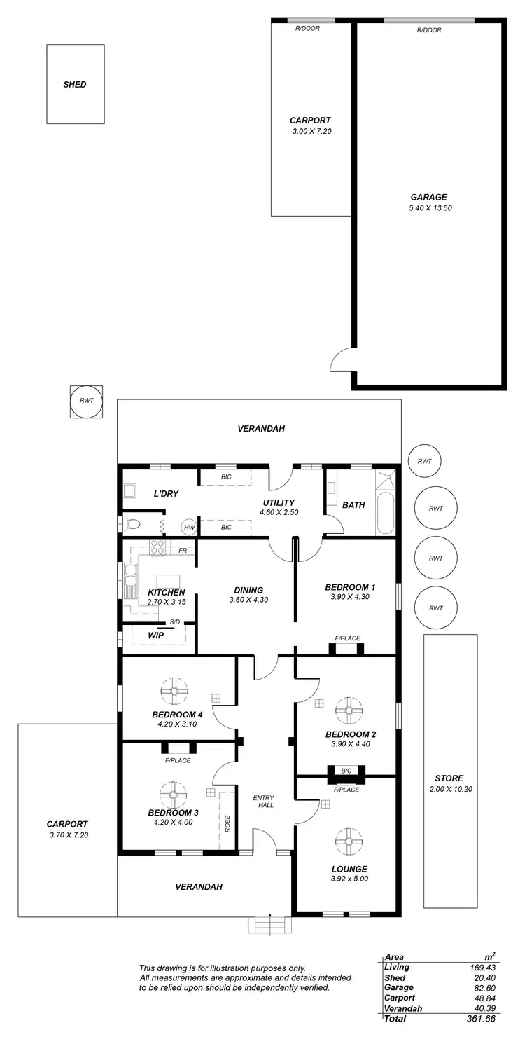 Floorplan of Homely house listing, 3 BALAKLAVA ROAD, Mallala SA 5502