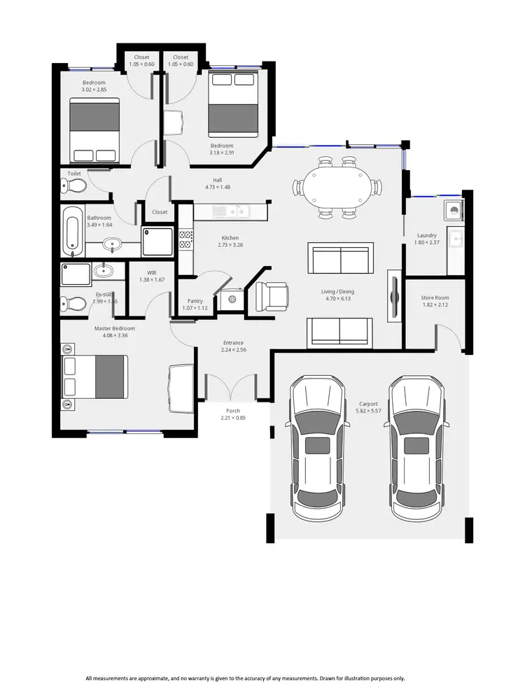 Floorplan of Homely villa listing, 9C DOUST STREET, Cannington WA 6107