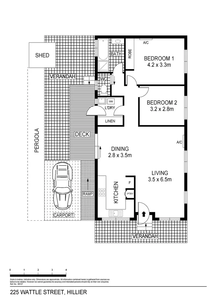 Floorplan of Homely house listing, 225/36 Hillier Road, Hillier SA 5116