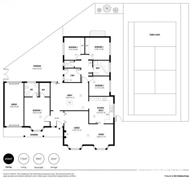 Floorplan of Homely house listing, 1 LEPENA CRESCENT, Hallett Cove SA 5158
