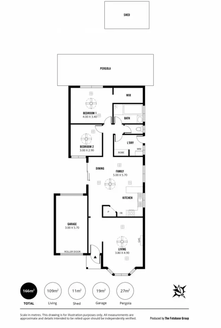 Floorplan of Homely unit listing, 8 Jane Crescent, Salisbury SA 5108