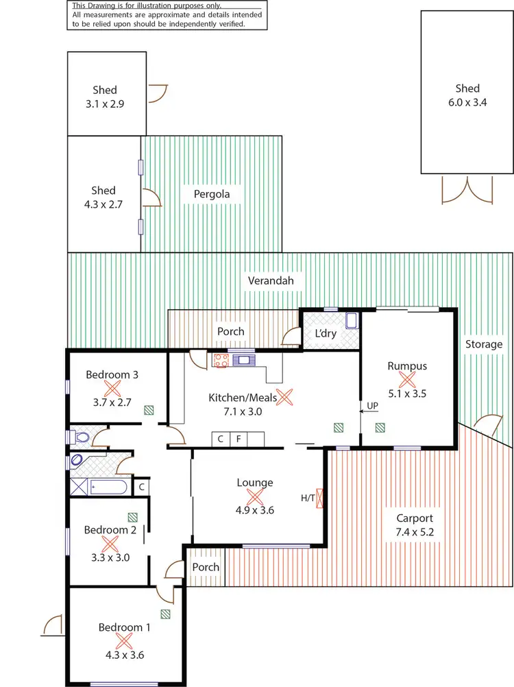 Floorplan of Homely house listing, 27 Virginia Road, Salisbury North SA 5108