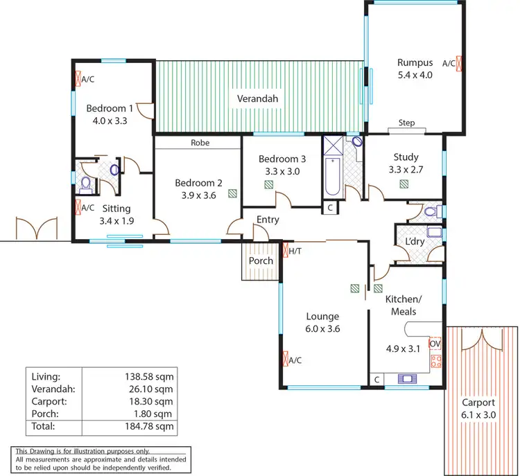 Floorplan of Homely house listing, 2 Naperian Road, Salisbury North SA 5108