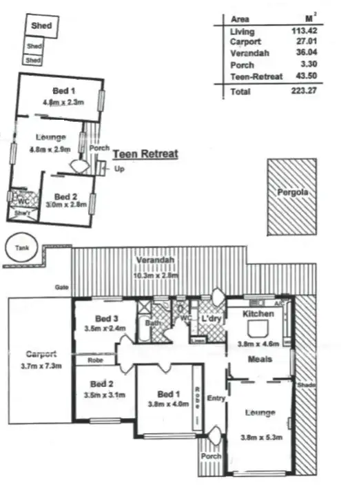 Floorplan of Homely house listing, 25 Tangent Avenue, Salisbury North SA 5108
