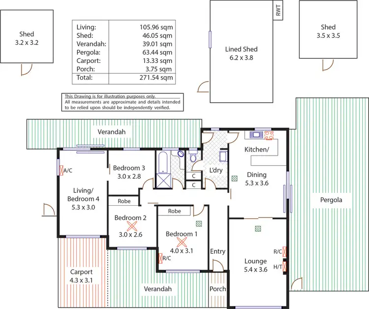 Floorplan of Homely house listing, 2 Granville Street, Semaphore Park SA 5019