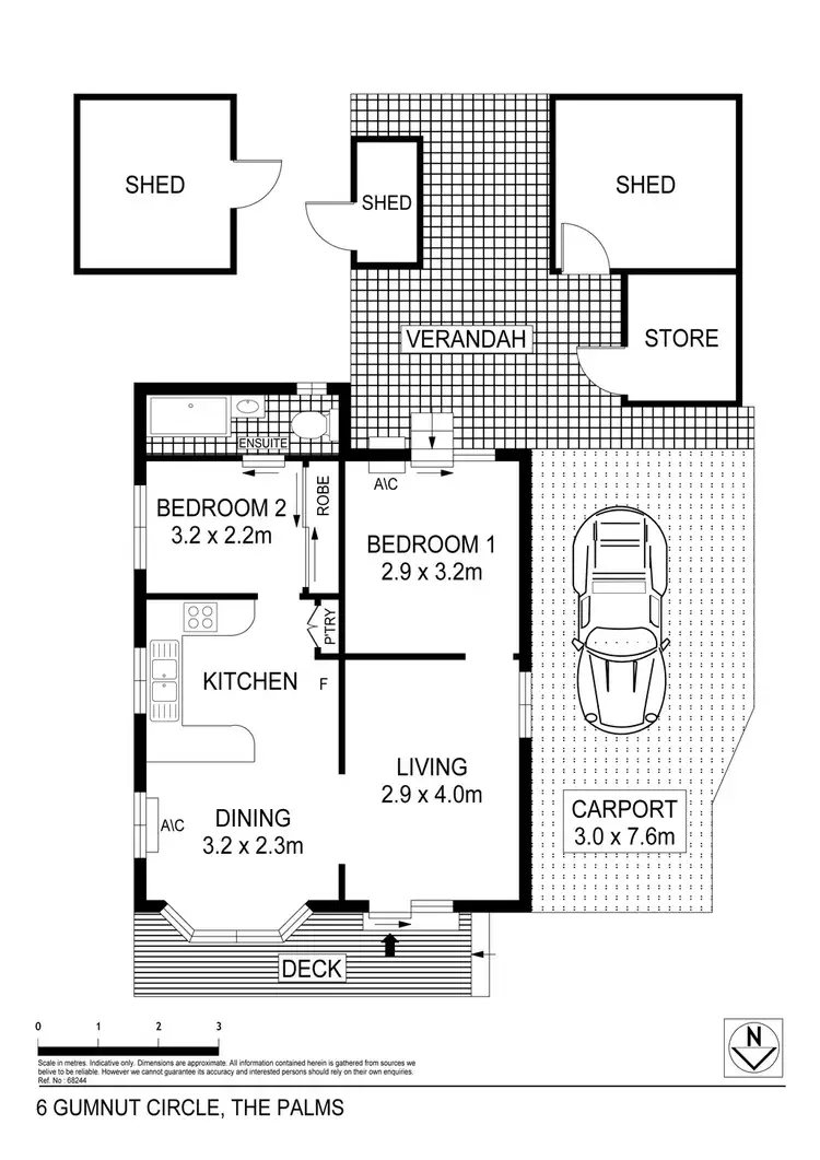 Floorplan of Homely house listing, 6/61 Supple Road, Waterloo Corner SA 5110