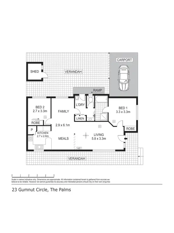 Floorplan of Homely house listing, 23/61 Supple Road, Waterloo Corner SA 5110