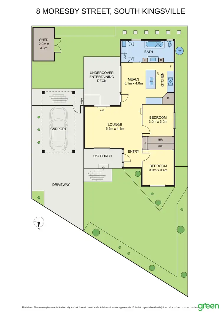 Floorplan of Homely house listing, 8 Moresby Street, South Kingsville VIC 3015