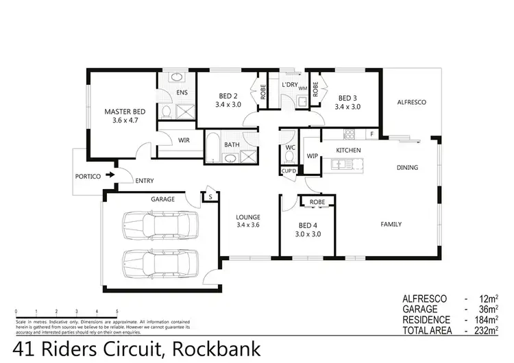 Floorplan of Homely house listing, 41 Riders Cct, Aintree VIC 3336