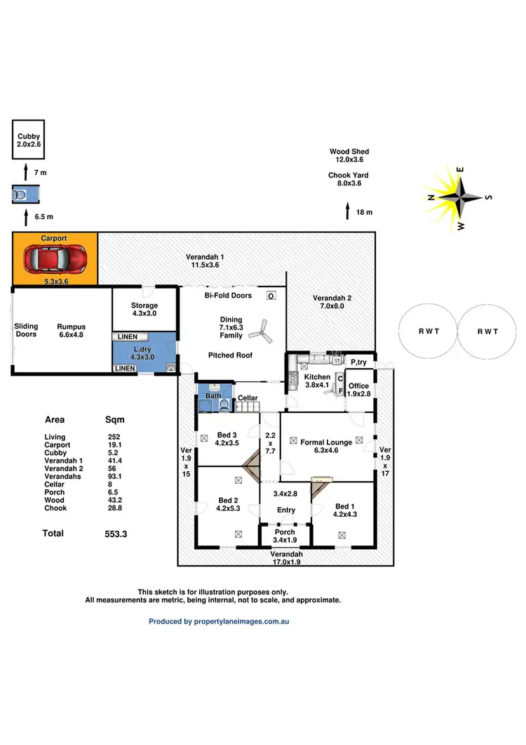 Floorplan of Homely rural property listing, 166 Powerline Road, Mallala SA 5502