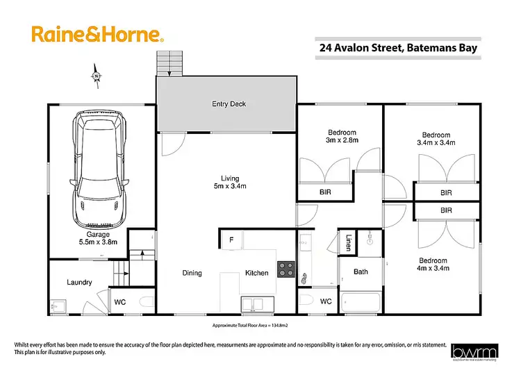 Floorplan of Homely house listing, 24 Avalon Street, Batemans Bay NSW 2536