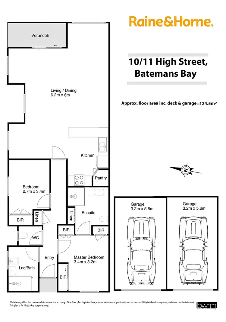 Floorplan of Homely unit listing, 10/11 High Street, Batemans Bay NSW 2536