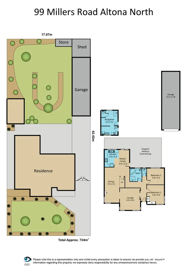 Floorplan of Homely house listing, 99 Millers Road, Altona North VIC 3025