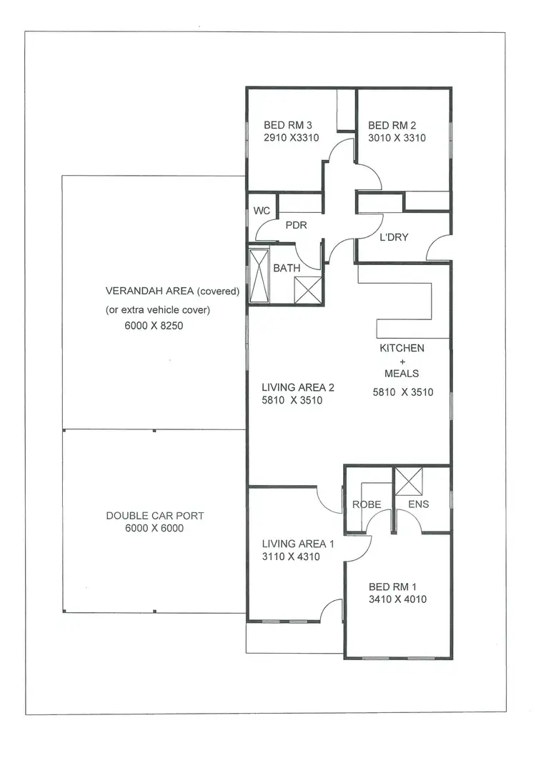 Floorplan of Homely house listing, 8 Stemodia Street, Roxby Downs SA 5725