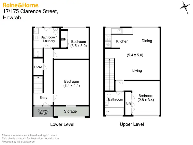 Floorplan of Homely apartment listing, 17/175 Clarence Street, Howrah TAS 7018