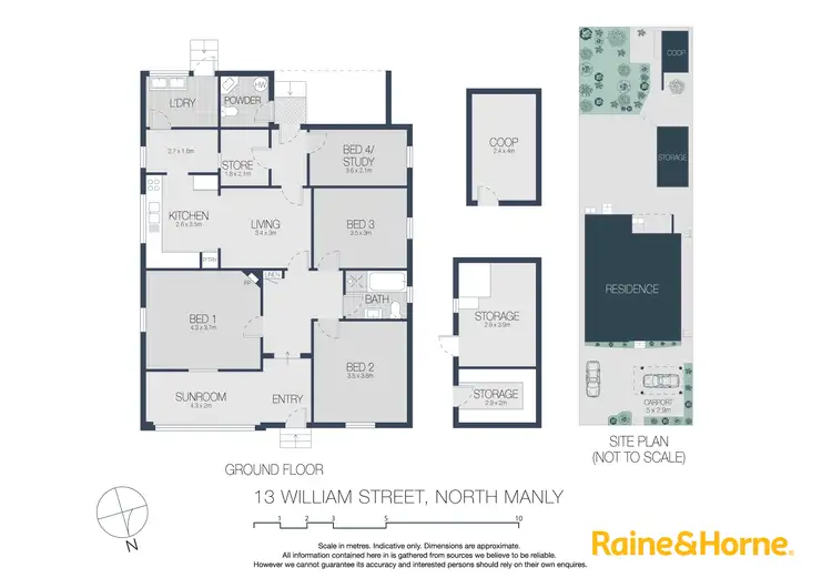 Floorplan of Homely house listing, 13 William Street, North Manly NSW 2100