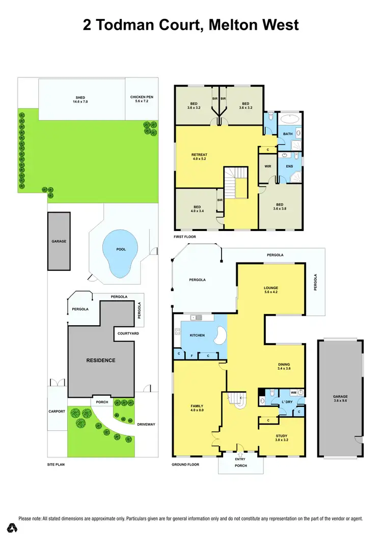 Floorplan of Homely house listing, 2 Todman Court, Melton West VIC 3337