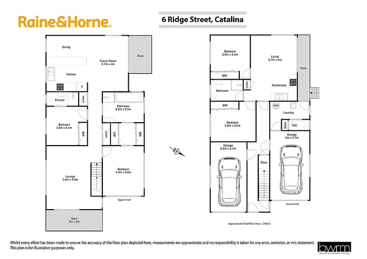 Floorplan of Homely house listing, 6 Ridge Street, Catalina NSW 2536
