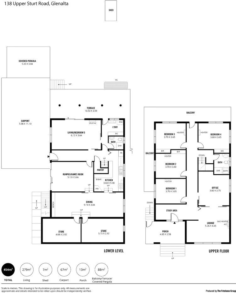 Floorplan of Homely house listing, 138 Upper Sturt Road, Glenalta SA 5052