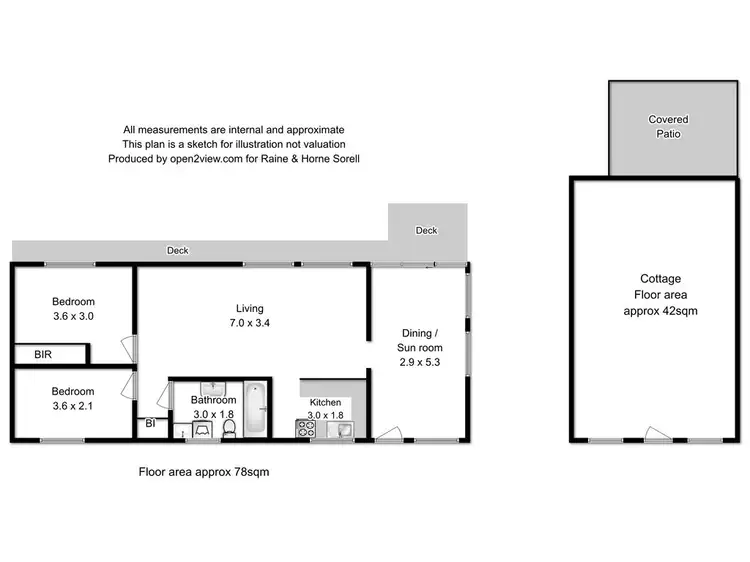 Floorplan of Homely house listing, 24A & B Church Street, Dodges Ferry TAS 7173