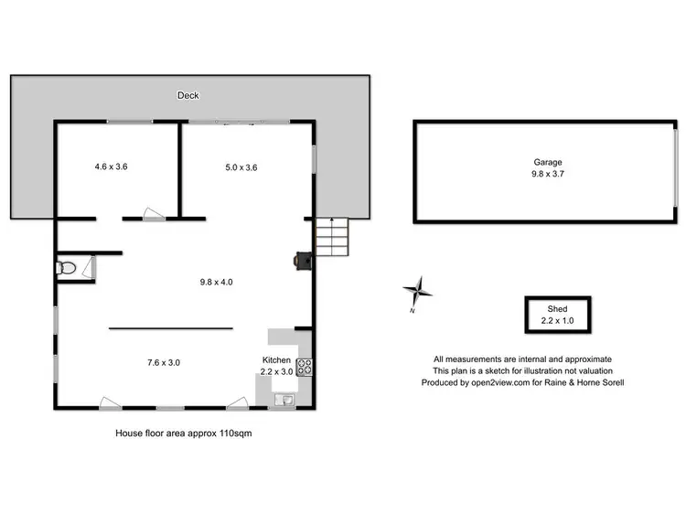 Floorplan of Homely house listing, 178 Carlton Beach Road, Dodges Ferry TAS 7173