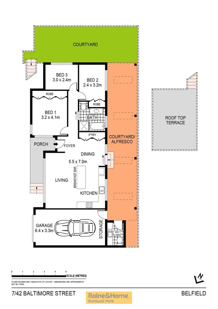 Floorplan of Homely villa listing, 7/42-44 Baltimore Street, Belfield NSW 2191