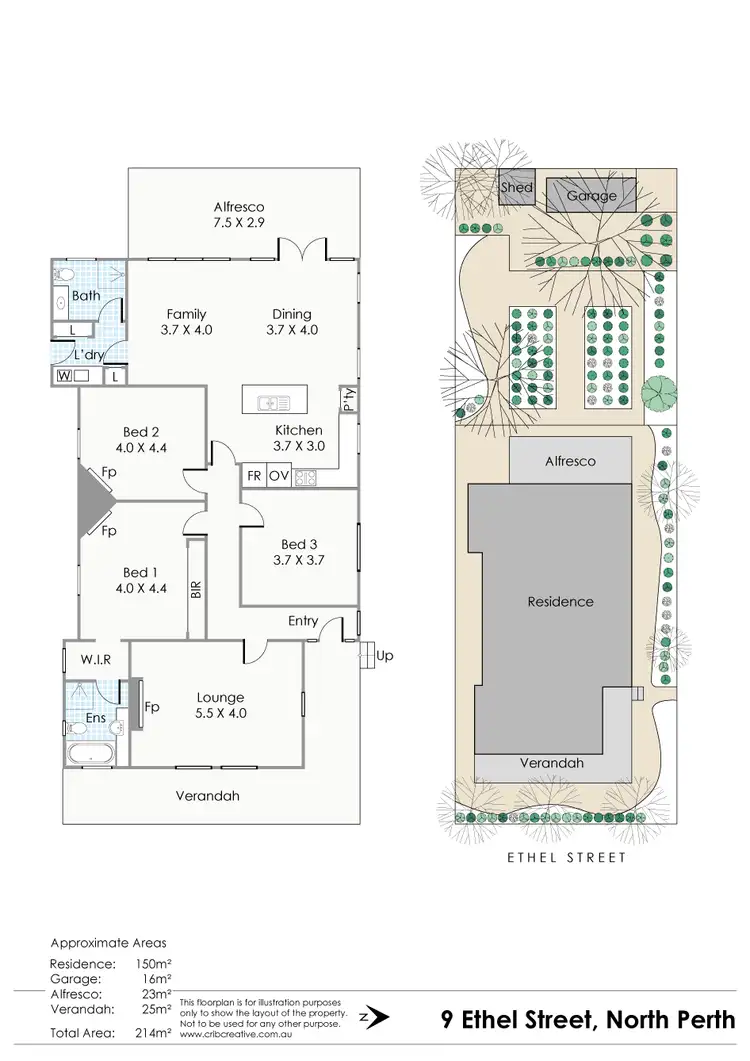Floorplan of Homely house listing, 9 Ethel Street, North Perth WA 6006