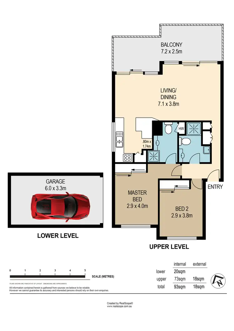 Floorplan of Homely unit listing, 5/13 Fortitude Street, Auchenflower QLD 4066