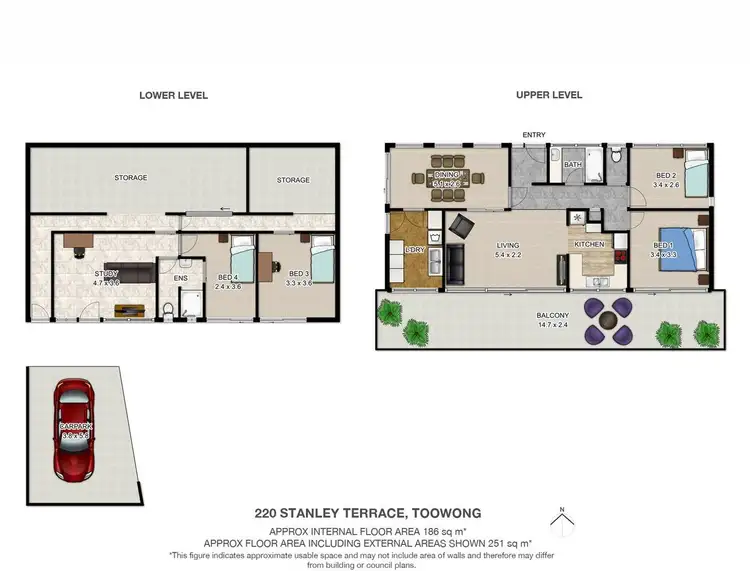 Floorplan of Homely house listing, 220 Stanley Terrace, Taringa QLD 4068