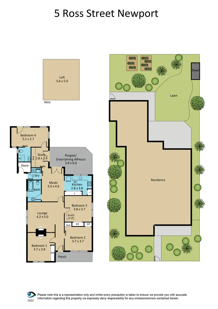 Floorplan of Homely house listing, 5 Ross Street, Newport VIC 3015