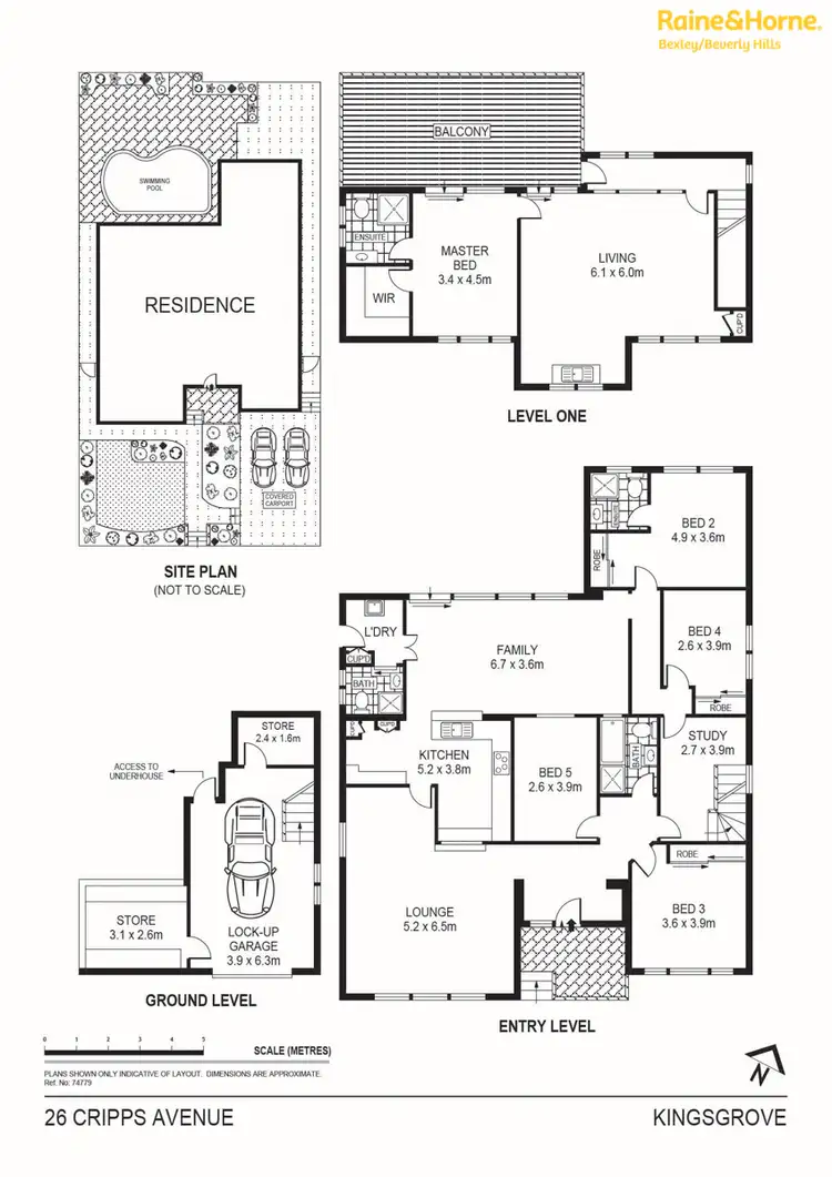 Floorplan of Homely house listing, 26 Cripps Avenue, Kingsgrove NSW 2208