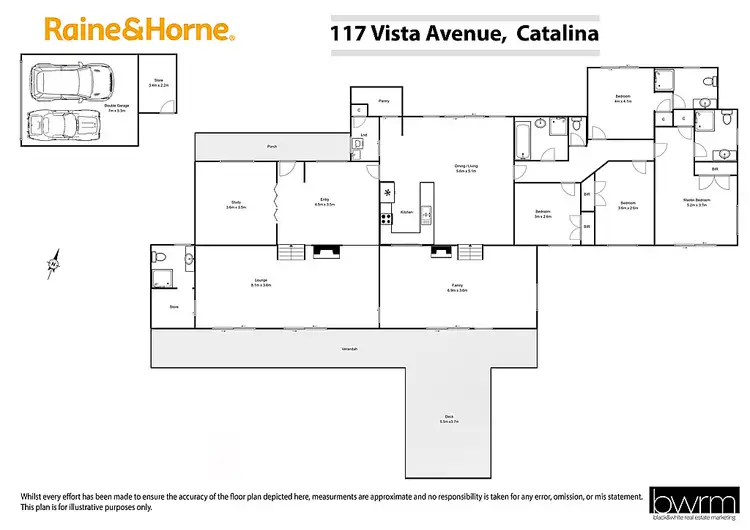 Floorplan of Homely house listing, 117 Vista Avenue, Catalina NSW 2536