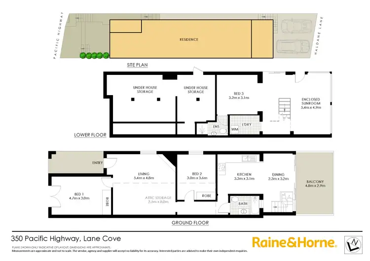 Floorplan of Homely house listing, 350 Pacific Highway, Lane Cove NSW 2066