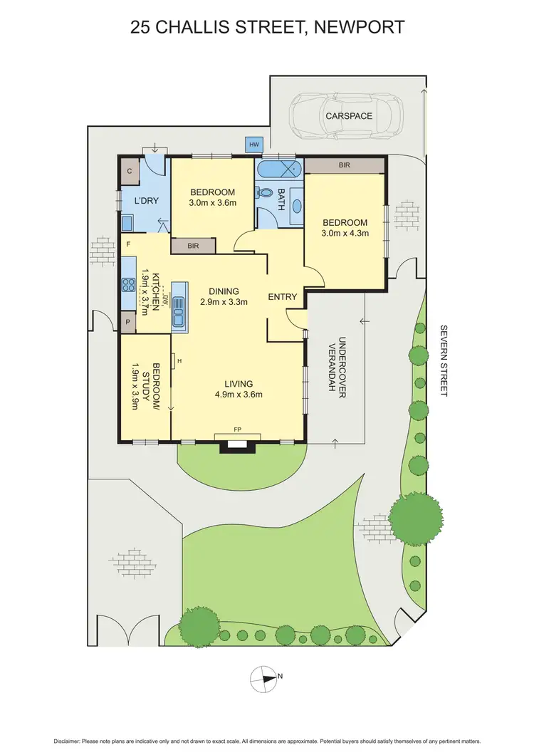 Floorplan of Homely house listing, 25 Challis Street, Newport VIC 3015