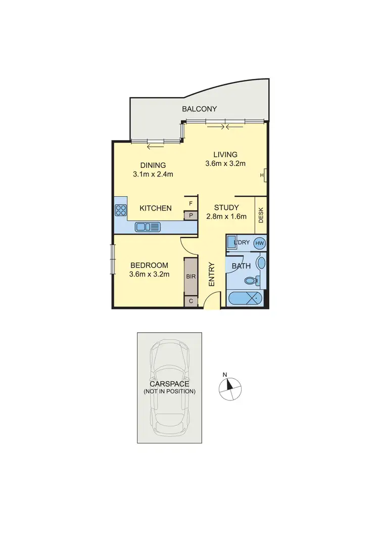 Floorplan of Homely apartment listing, 38/62 Wellington Street, St Kilda VIC 3182