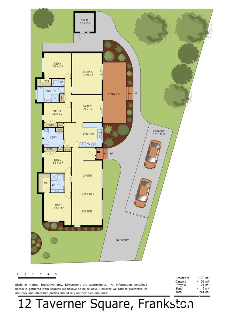 Floorplan of Homely house listing, 12 Taverner Square, Frankston VIC 3199