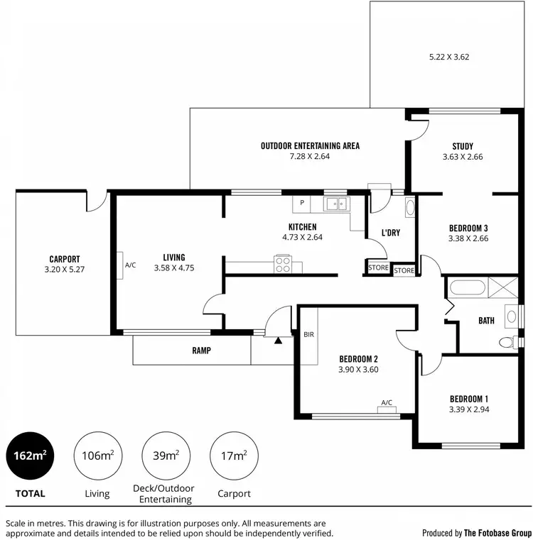 Floorplan of Homely house listing, 14 MALONE STREET, Morphett Vale SA 5162