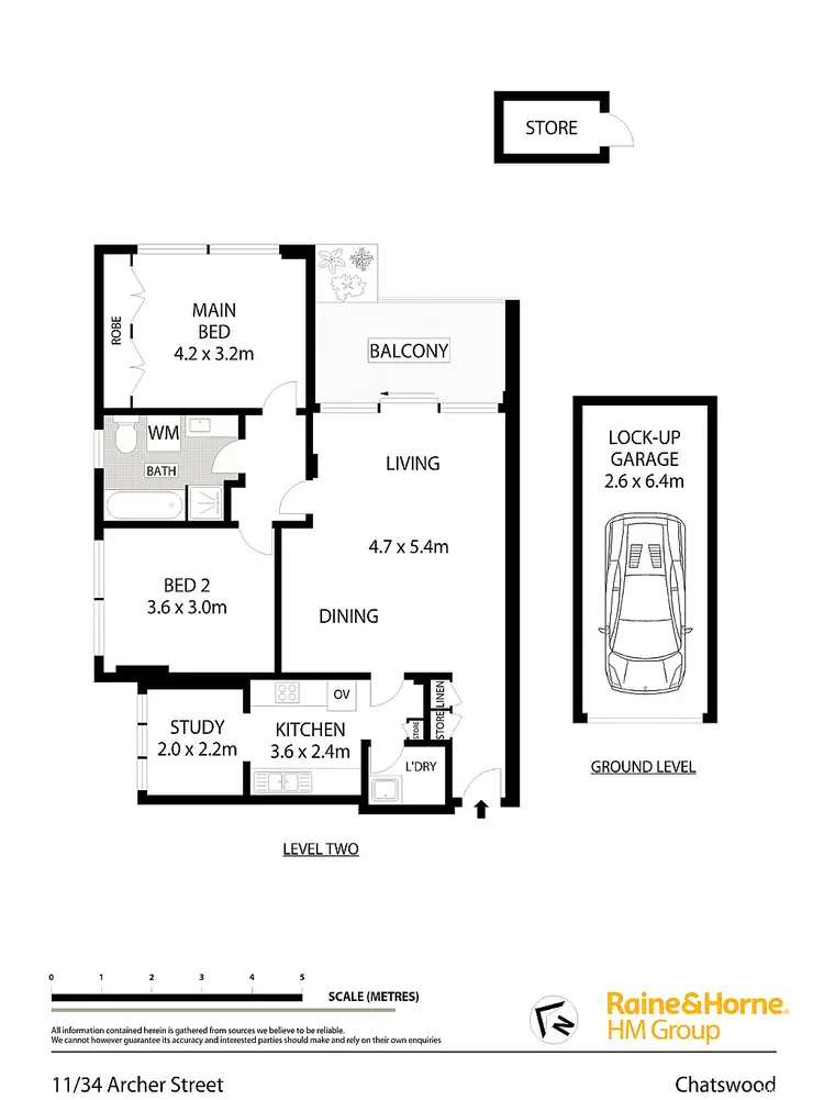 Floorplan of Homely unit listing, 11/34 Archer Street, Chatswood NSW 2067