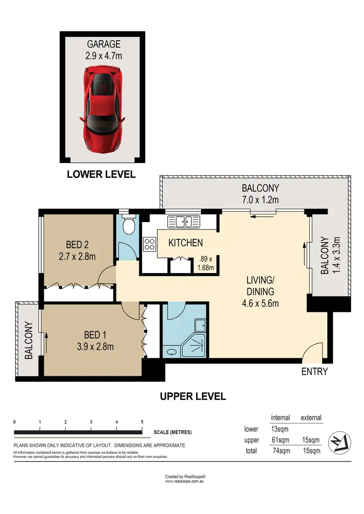 Floorplan of Homely unit listing, 1/26 Lima Street, Auchenflower QLD 4066