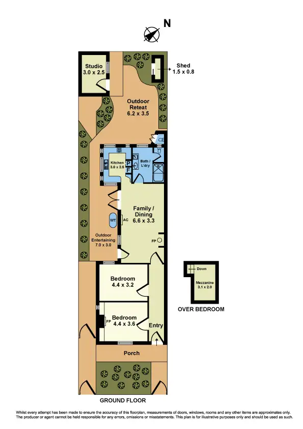 Floorplan of Homely house listing, 68 Thompson Street, Williamstown VIC 3016