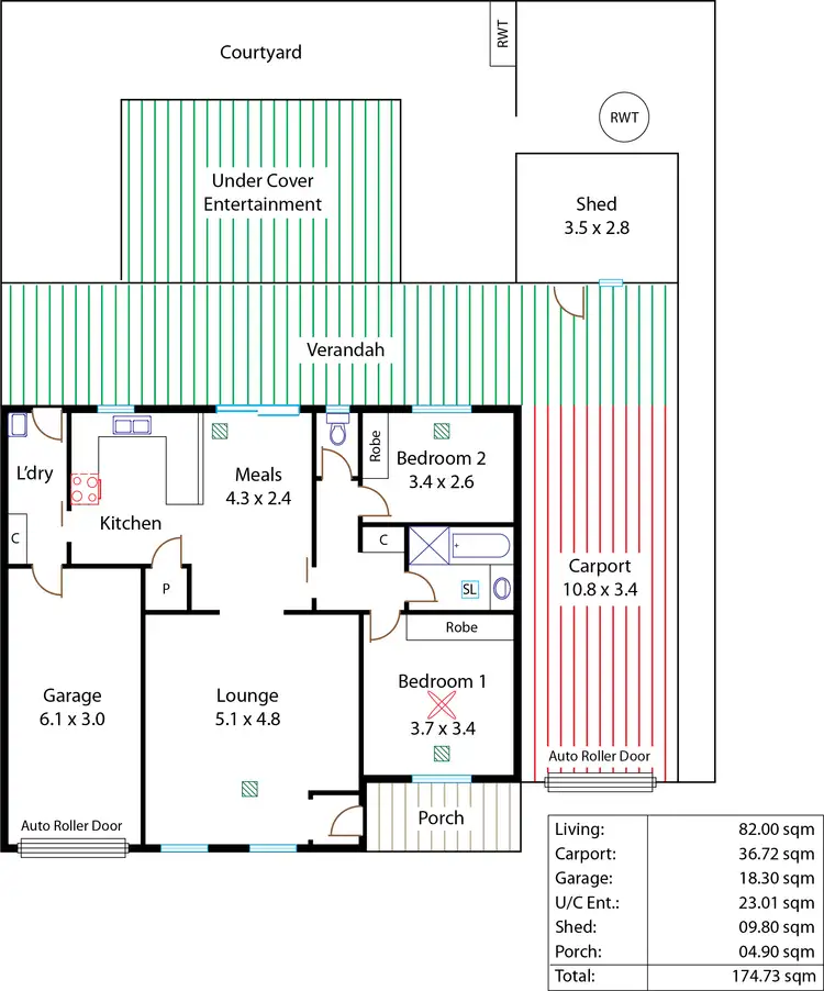 Floorplan of Homely house listing, 9 Dienelt Drive, Para Hills West SA 5096